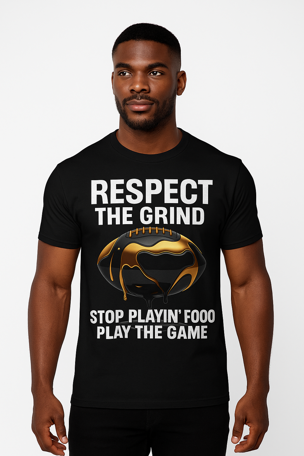 Football tee shirt short sleeve