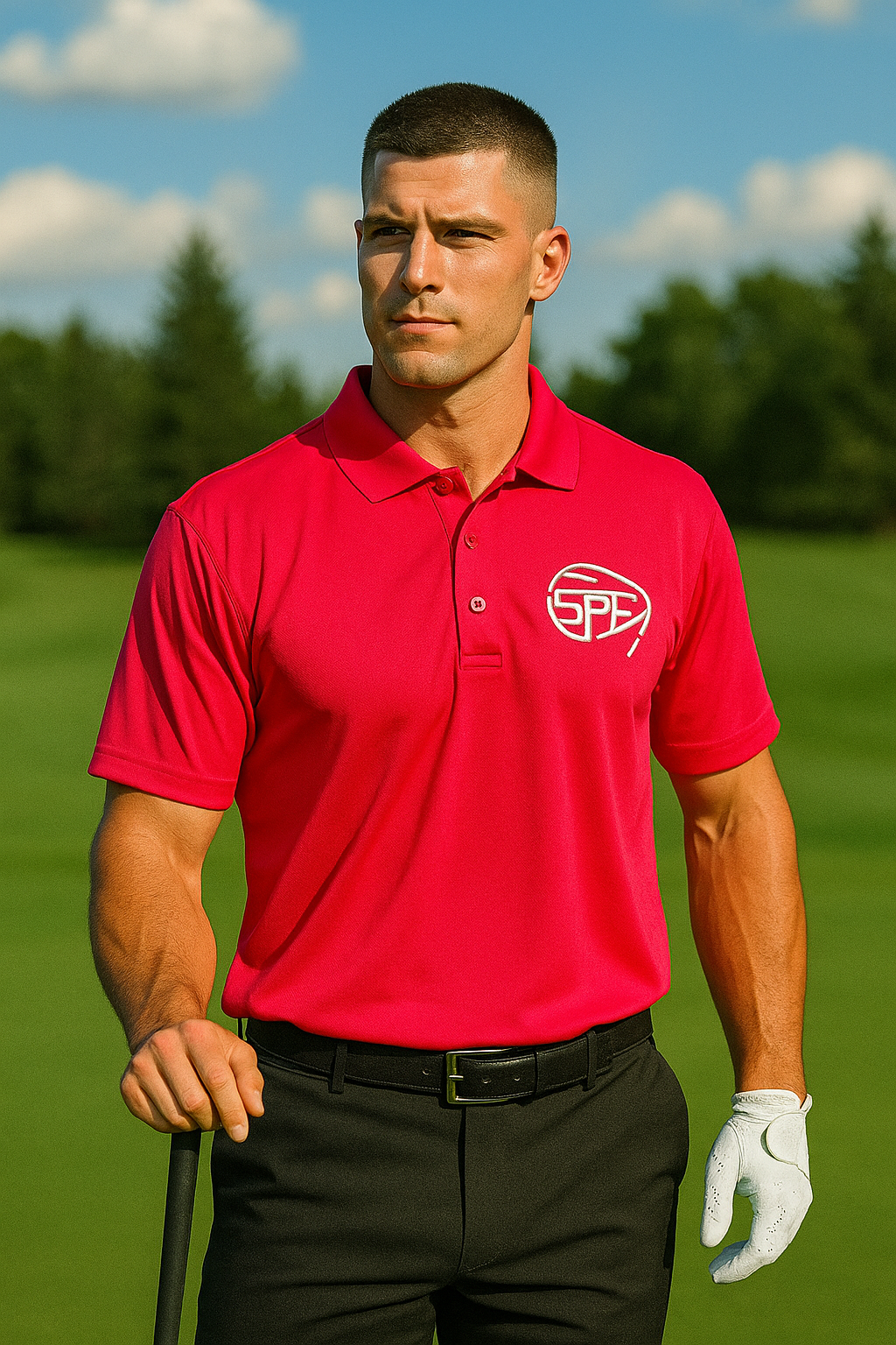 Unisex pique polo shirt